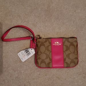 NWT Coach wristlet